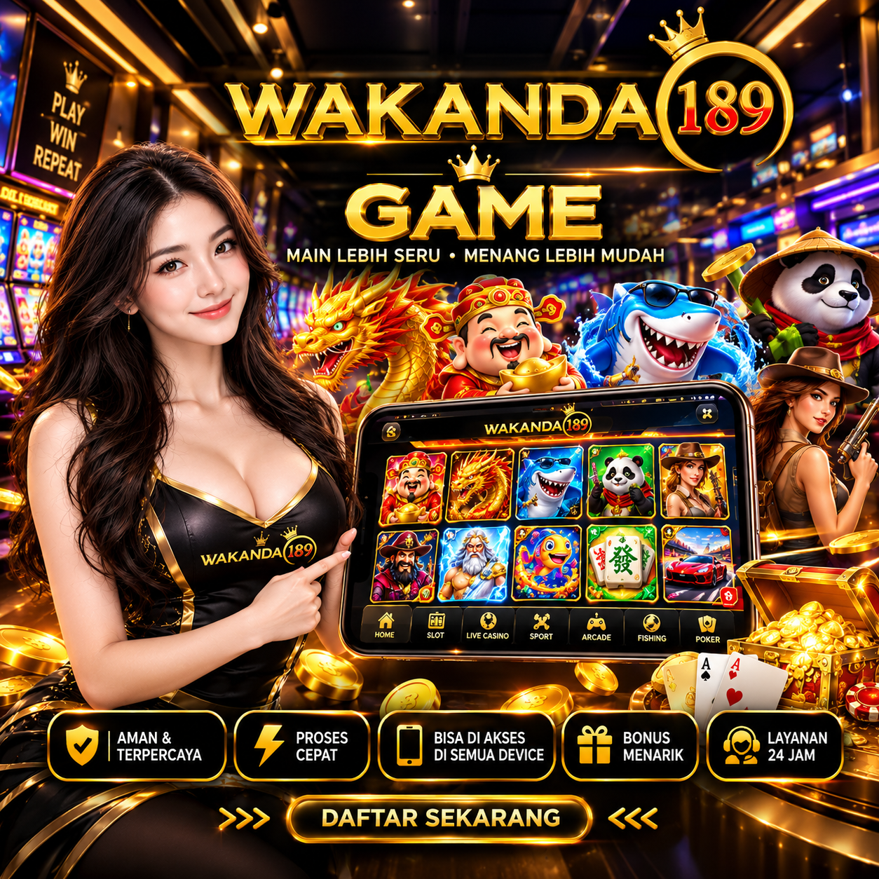 Banner Utama WAKANDA189